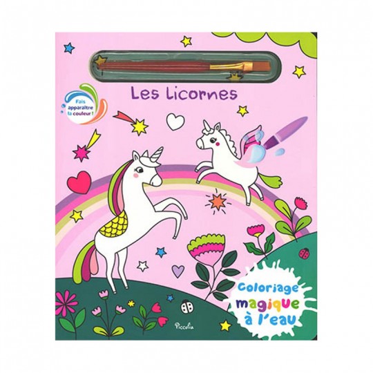 Mon premier album coloriages magiques : Les licornes - Piccolia Piccolia - 1