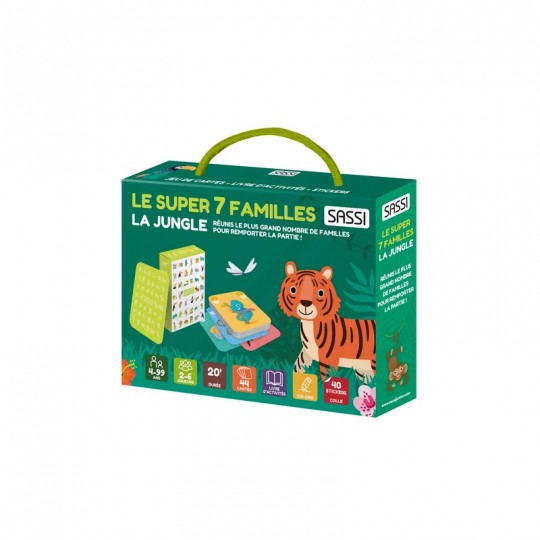 Le super 7 familles : la jungle - Sassi Sassi - 1