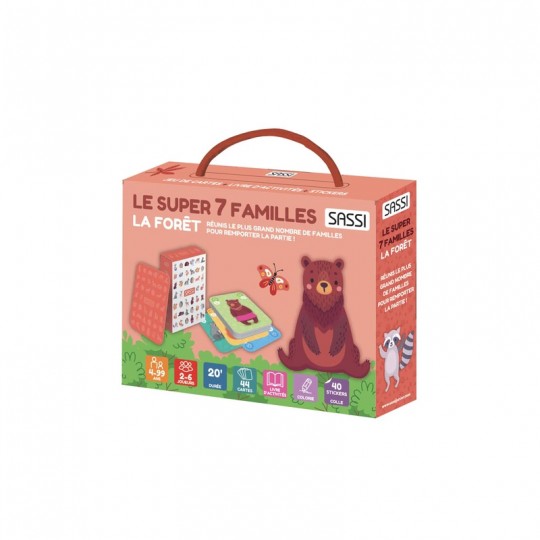 Le super 7 familles : la forêt - Sassi Sassi - 1