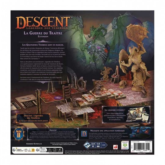 Descent LdT - Extension La Guerre du Traître Fantasy Flight Games - 3