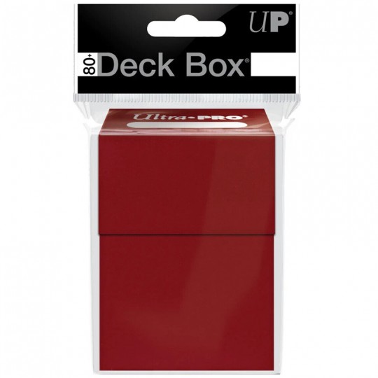 Ultra PRO : Deck Box 80 cartes Rouge Ultra.PRO - 1