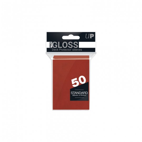 Ultra PRO : 50 sleeves Standard Rouge Ultra.PRO - 1