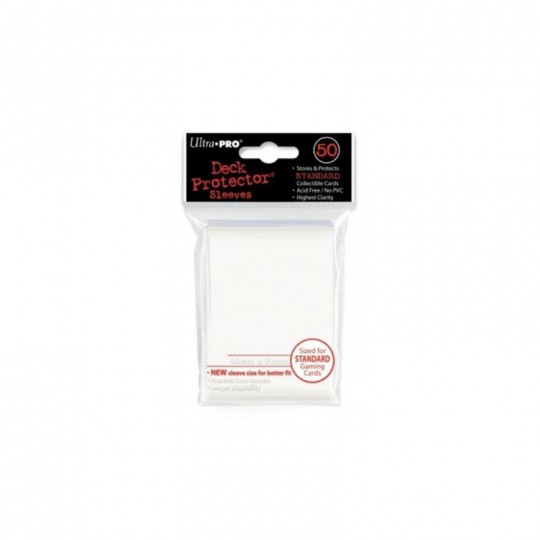 Ultra PRO : 50 sleeves Standard Blanc Ultra.PRO - 1