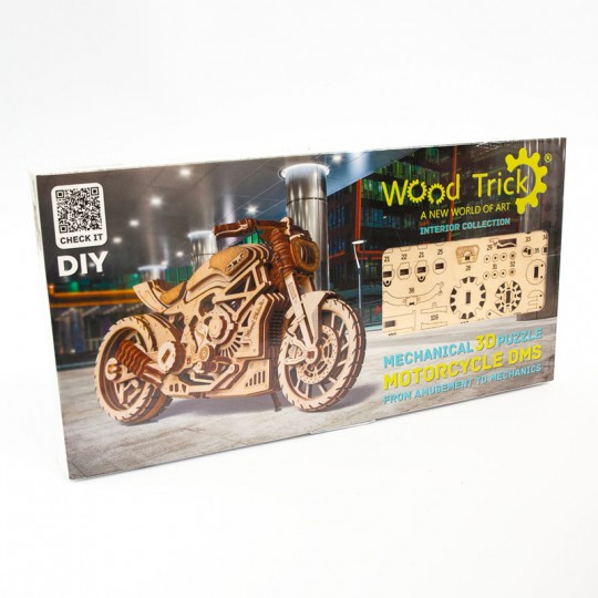 Mécanisme 3D en bois DMS moto 203pcs - Wood Trick Wood Trick - 2