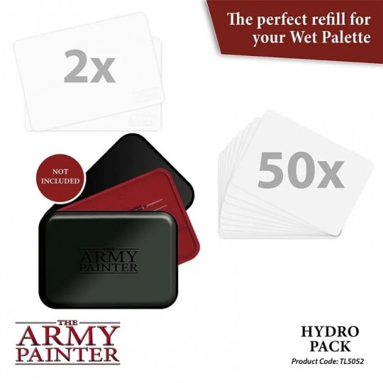 Hydro Pack - 50 feuilles et 2 Mousses pour palette humide - Army Painter Army Painter - 2