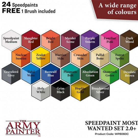 Speedpaint Most Wanted Set 2.0 - Army Painter - Boutique BCD JEUX
