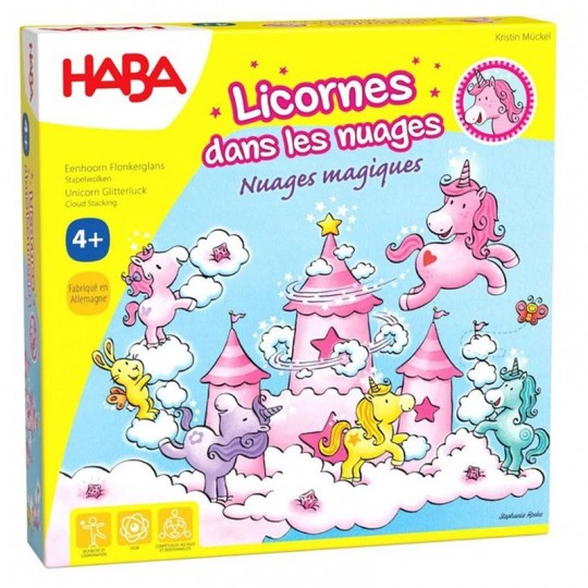 Licornes dans les nuages : Nuages magiques - Haba Haba - 1