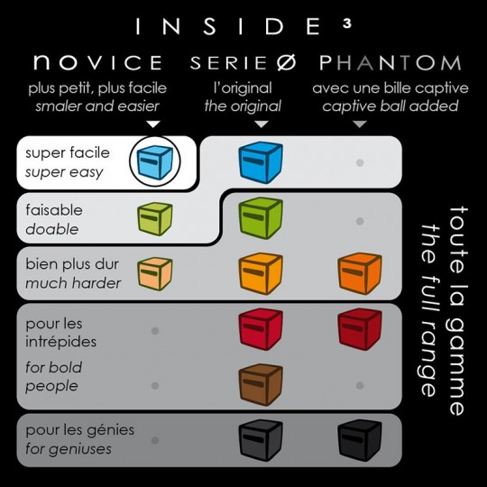 Cube INSIDE3 - Easy NoVice Bleu Doug Solutions - 3