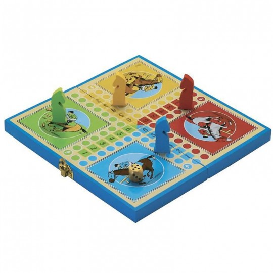 Jeu des Petits Chevaux avec Coffret en bois - Jeujura Jeujura - 1