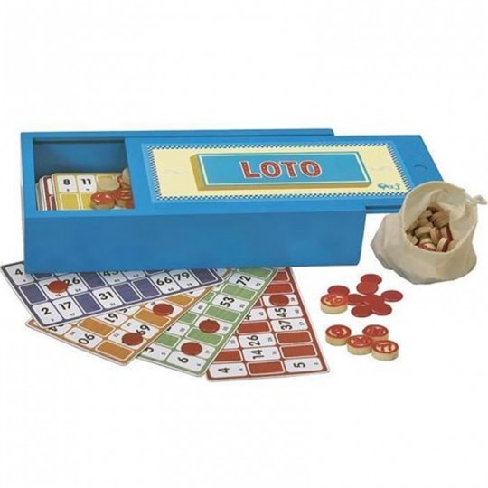 Jeu de Loto avec Coffret Bois - Jeujura Jeujura - 1