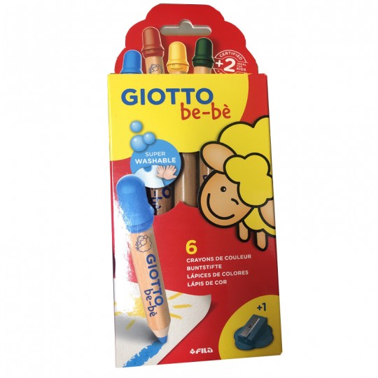 Etui 6 Crayons GIOTTO be-bè Giotto - 1