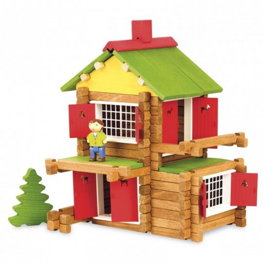 Mon Chalet en bois 135 pcs Coffret bois - Jeujura Jeujura - 2