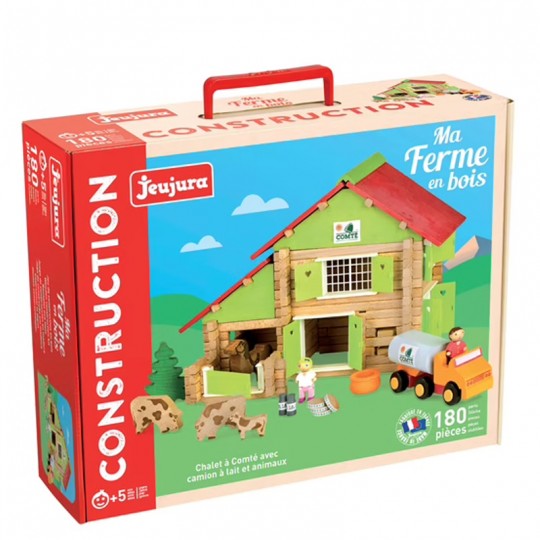 Chalet à Comté avec camion et animaux 180 pcs - Jeujura Jeujura - 1