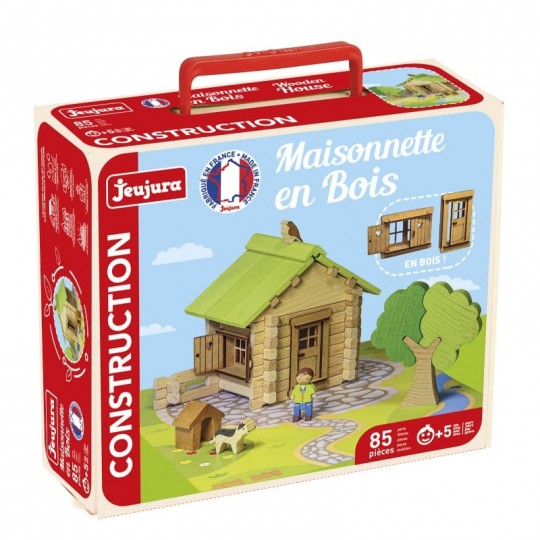 Maisonnette en bois 85 pcs - Jeujura Jeujura - 1