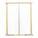 Tableau Triptyque en bois naturel - Jeujura Jeujura - 3 Tableau Triptyque en bois naturel - Jeujura Jeujura - 3