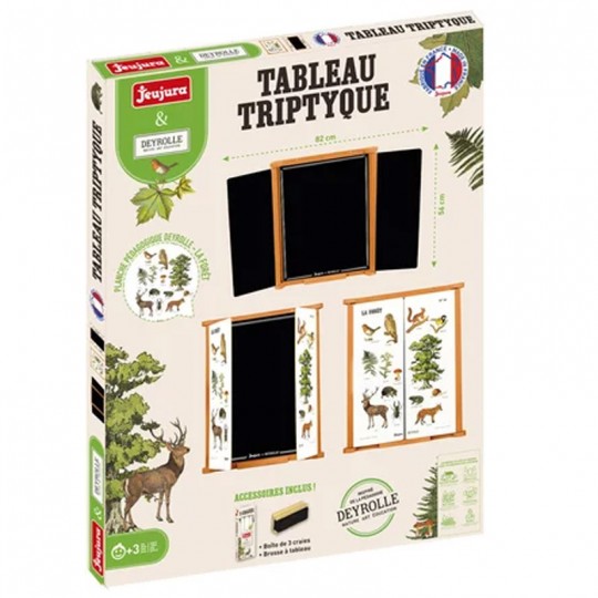 Tableau Triptyque "La Forêt" Deyrolle - Jeujura Jeujura - 4