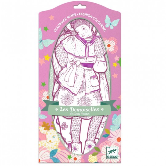 Coloriage Mode : Les Demoiselles Rosemary & ses amies - Djeco Djeco - 2