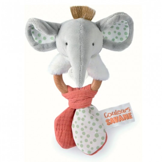 Hochet Eléphant - Doudou et Compagnie Doudou et compagnie - 2