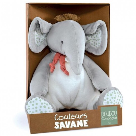 Doudou Eléphant gris 30 cm - Doudou et Compagnie Doudou et compagnie - 1