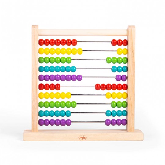 Abacus : Boulier en bois arc-en-ciel BigJigs Toys - 3