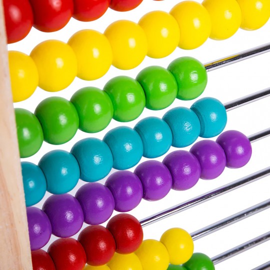 Abacus : Boulier en bois arc-en-ciel BigJigs Toys - 2