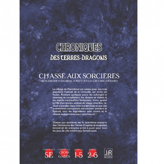 Chroniques Des Terres Dragons - N° 3 Chasse aux sorcières JDR Editions - 2