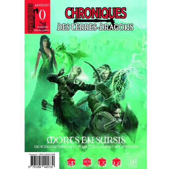 Chroniques Des Terres Dragons - N° 0 Morts en Sursis JDR Editions - 1