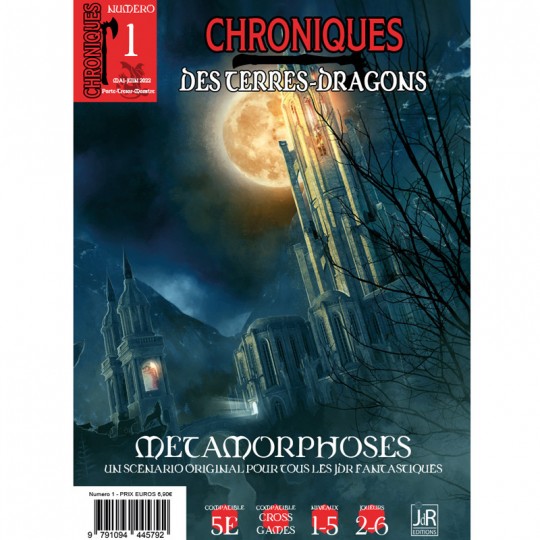 Chroniques Des Terres Dragons - N° 1 Métamorphoses JDR Editions - 1