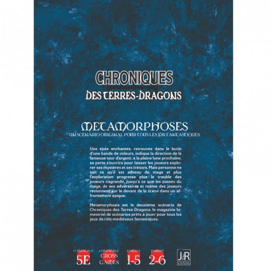 Chroniques Des Terres Dragons - N° 1 Métamorphoses JDR Editions - 2
