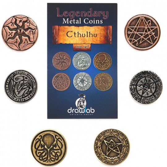 Legendary Metal Coins - Set Cthulhu Lucky Duck Games - 1