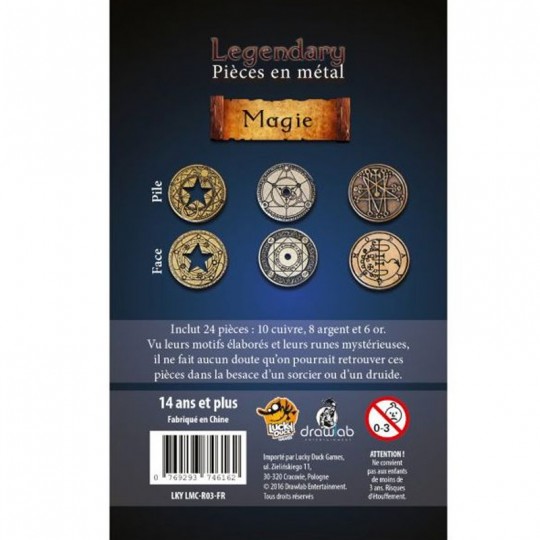 Legendary Metal Coins - Set Magie Lucky Duck Games - 1