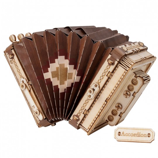 Accordéon - Puzzle 3D Mécanique en bois Rolife Rolife - 2