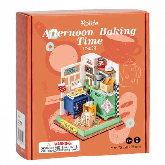 Maison Miniature DIY Afternoon Baking Time - Puzzle 3D Mécanique en bois Rolife Rolife - 1