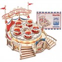 Tilt-A-Whirl - Puzzle 3D Mécanique en bois Rokr Rokr - 1 Tilt-A-Whirl - Puzzle 3D Mécanique en bois Rokr Rokr - 1