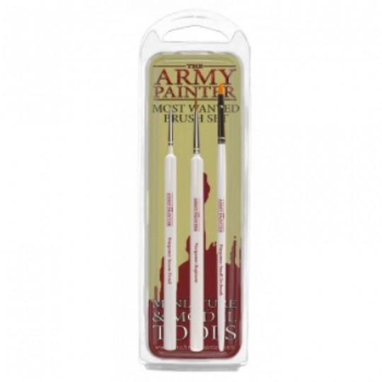 Set de 3 pinceaux utiles - Most Wanted Brush Set - Army Painter Army Painter - 1