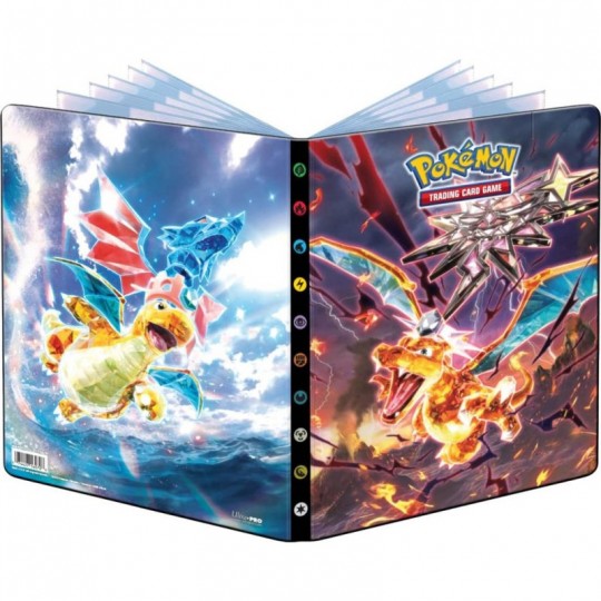 Pokémon : Portfolio A4 EV03 Flammes Obsidiennes - 252 cartes Pokémon - 1