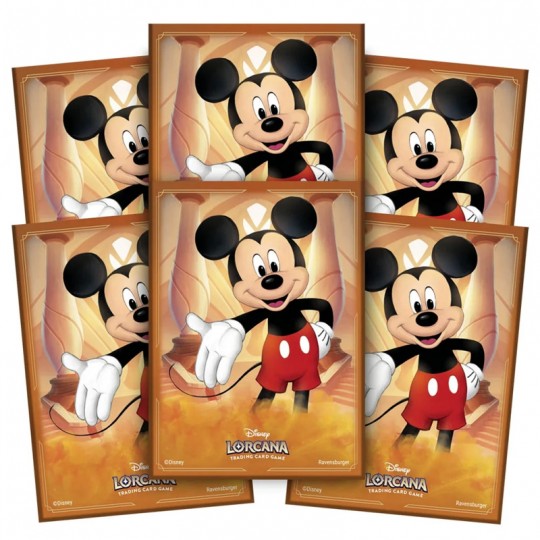 Disney Lorcana set1: Sleeves Mickey - Un jeu Ravensburger - BCD JEUX