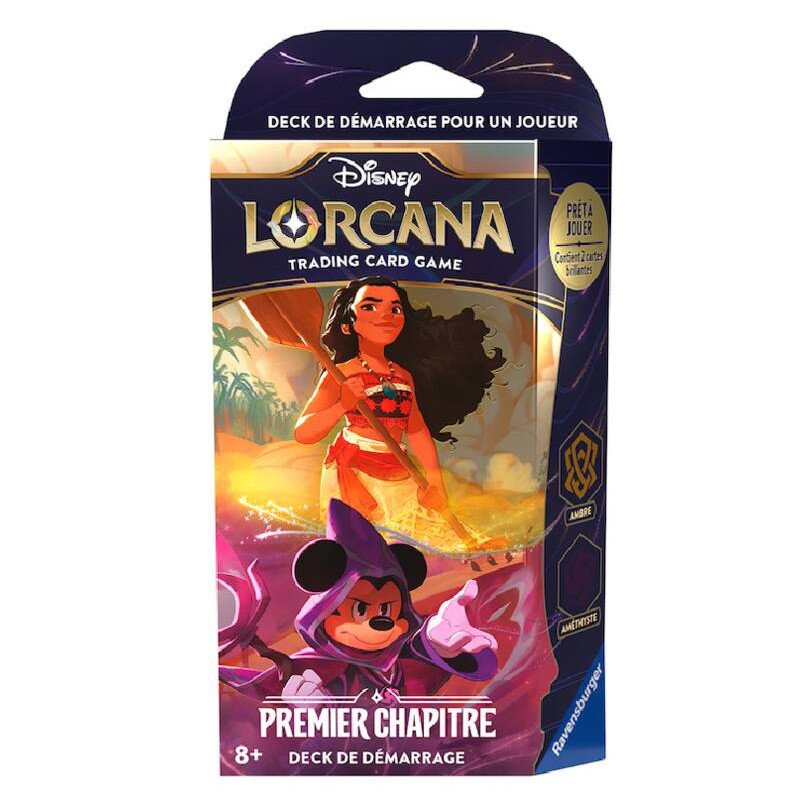 Deck de démarrage Vaiana / Mickey Chapitre 1 Disney Lorcana TCG BCD Jeux