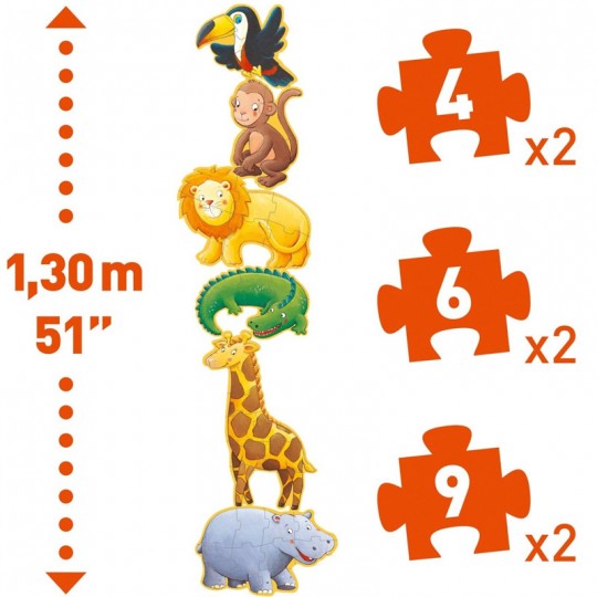 Puzzle géant - Ouistiti et ses amis Djeco - 4