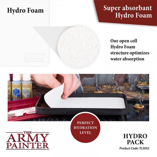 Hydro Pack - 50 feuilles et 2 Mousses pour palette humide - Army Painter Army Painter - 3
