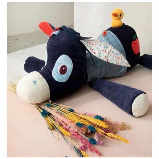 Grande peluche Range-secrets Ignace l'âne 90cm - Lilliputiens Lilliputiens - 2