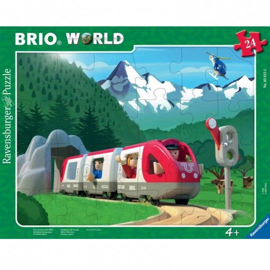 Puzzle cadre 24 p -  Aventure en montagne / BRIO BRIO - 1