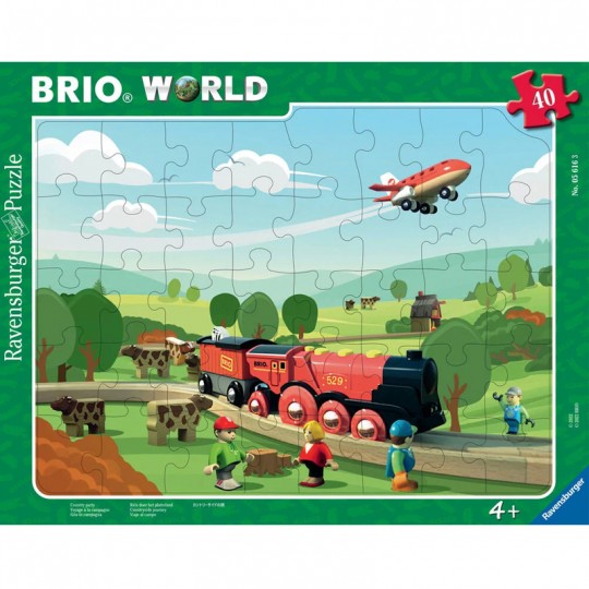 Puzzle cadre 40 p - Voyage à la campagne / BRIO BRIO - 1