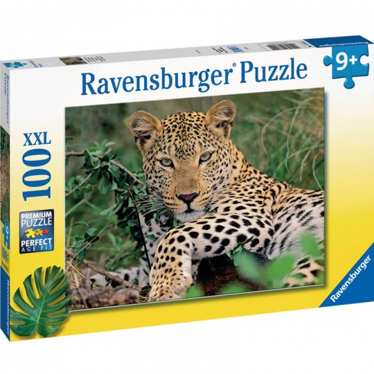 Puzzle 100 p XXL - Vio le léopard Ravensburger - 1