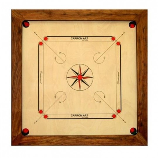 Carrom WCT Ellora 77cm Acacia Carrom Art - 1