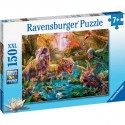 Puzzle 150 p XXL - Le rassemblement des dinosaures Ravensburger - 1 Puzzle 150 p XXL - Le rassemblement des dinosaures Ravensburger - 1
