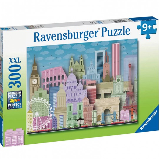 Puzzle 300 p XXL - Europe colorée Ravensburger - 1
