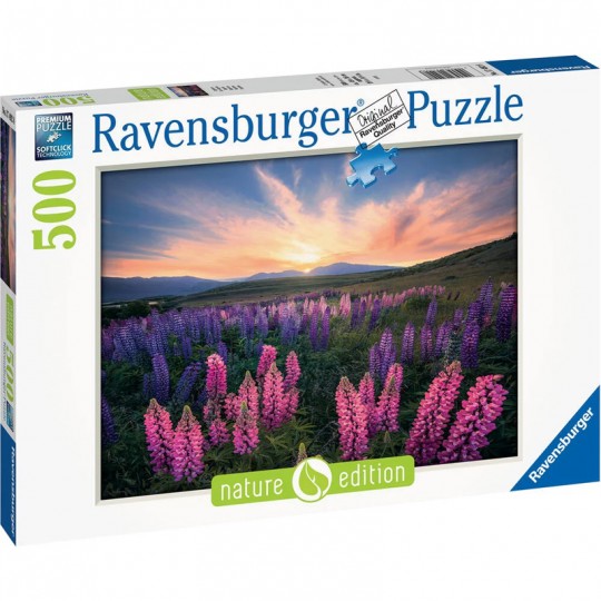 Puzzle 500 p - Les lupins (Nature edition) Ravensburger - 1