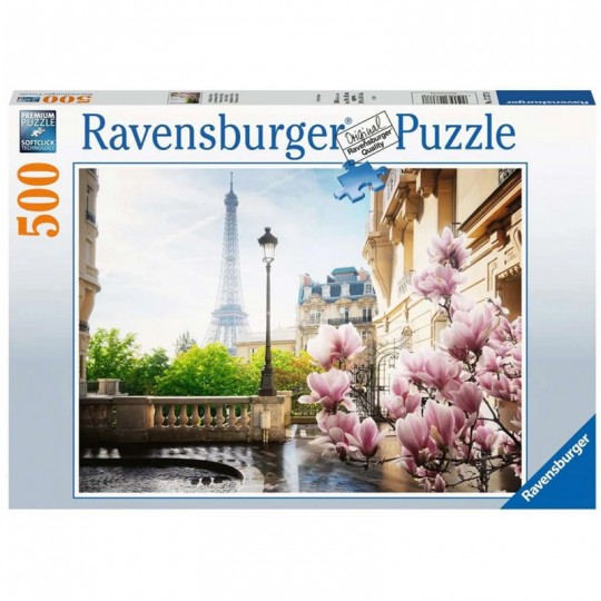 Puzzle 500 p - Le printemps à Paris Ravensburger - 1