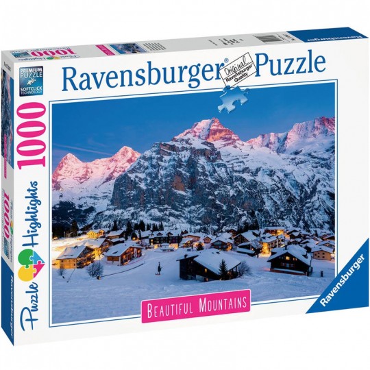 Puzzle 1000 p - L'Oberland bernois, Mürren (Puzzle Highlights) Ravensburger - 1